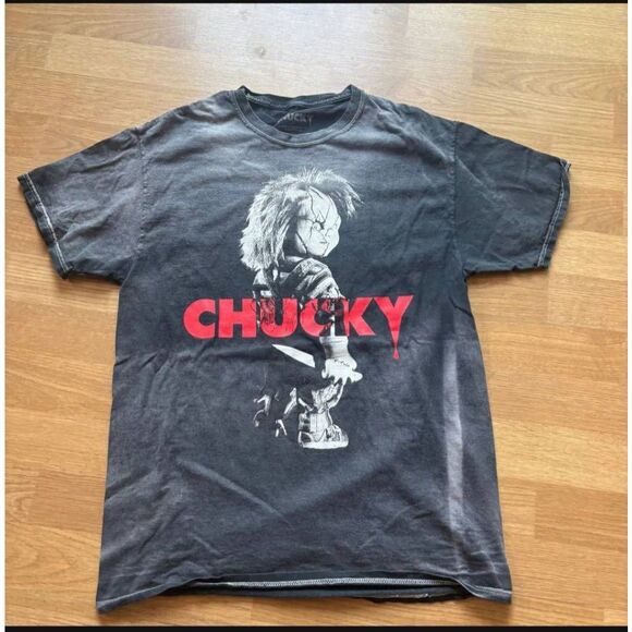Chucky Double Sided Halloween Horror Shirt - Picture 1 of 3